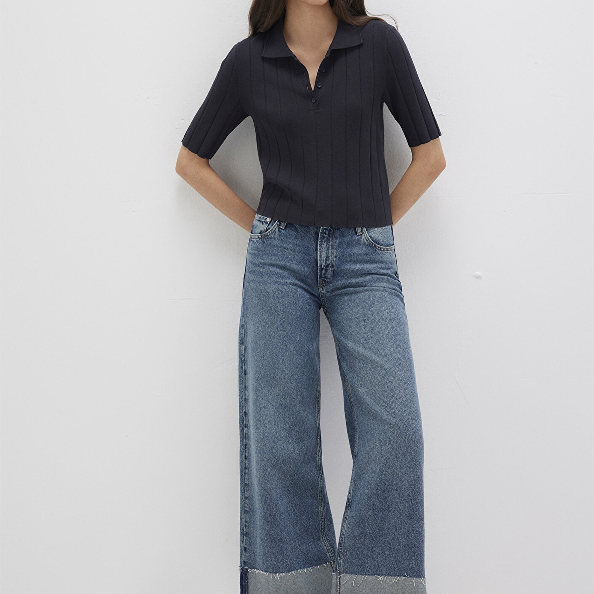 Mavi Lacivert Triko Polo 1710682-89101