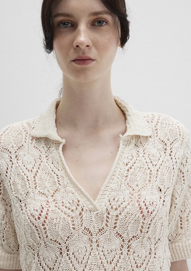  Mavi Ekru Triko Polo 1710680-82127