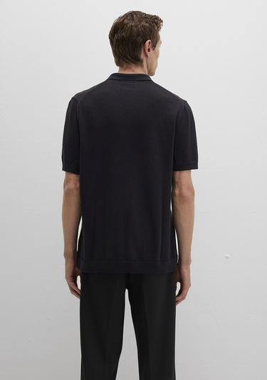  Mavi Siyah Triko Polo 0710327-900