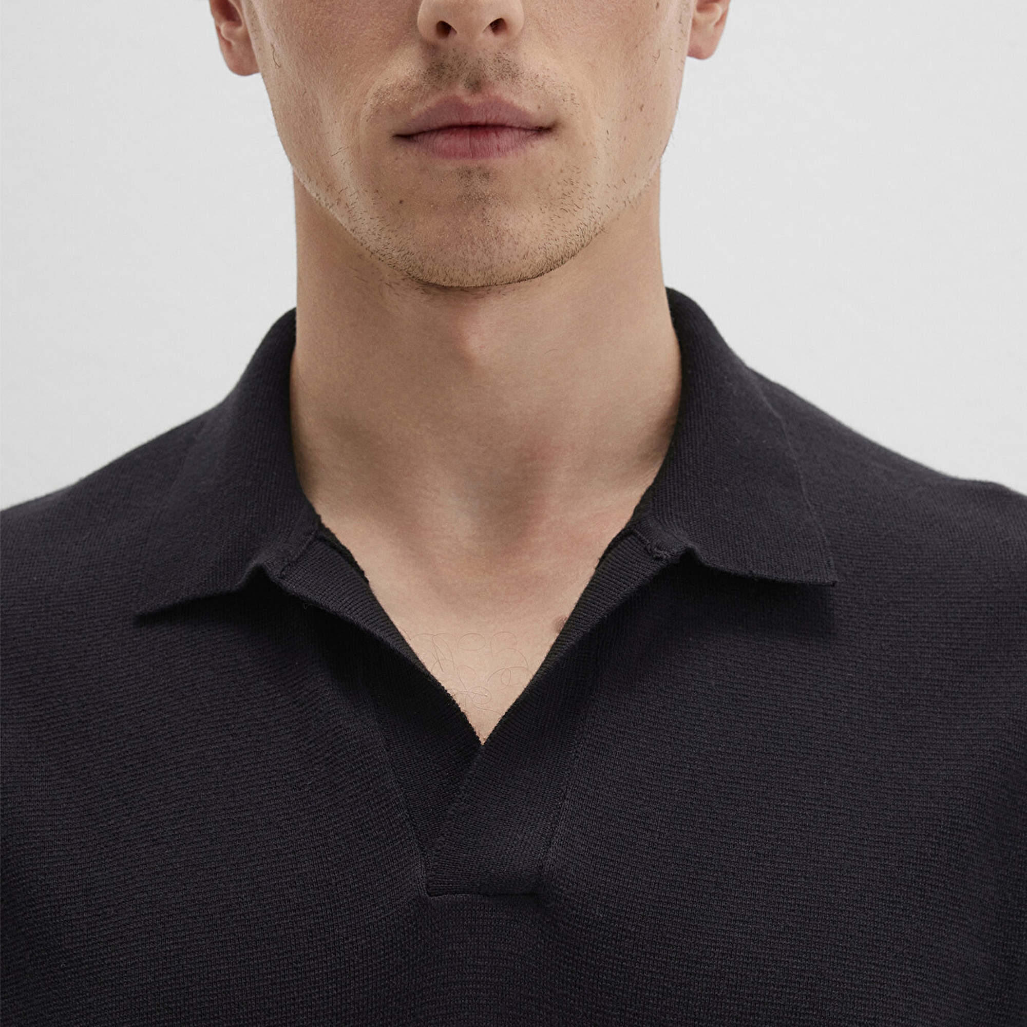 Mavi Siyah Triko Polo 0710327-900