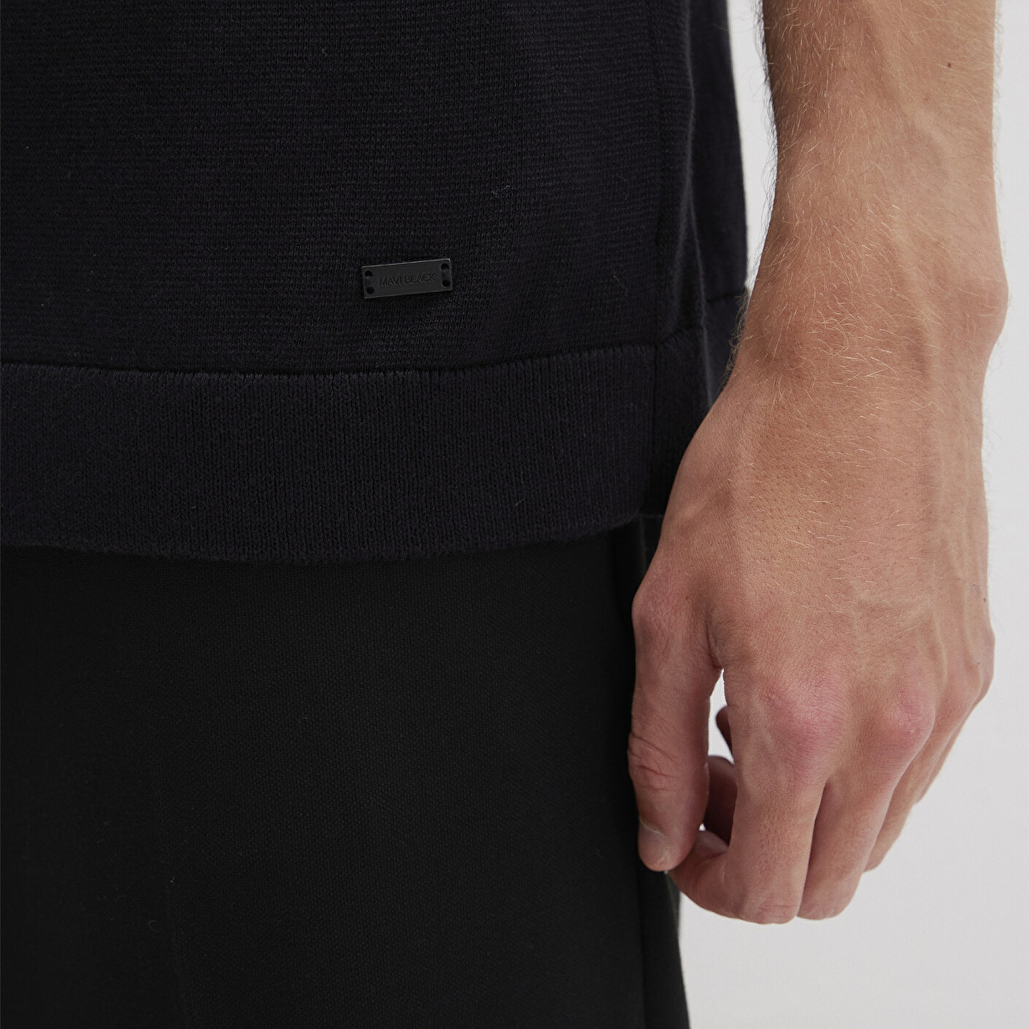 Mavi Siyah Triko Polo 0710327-900