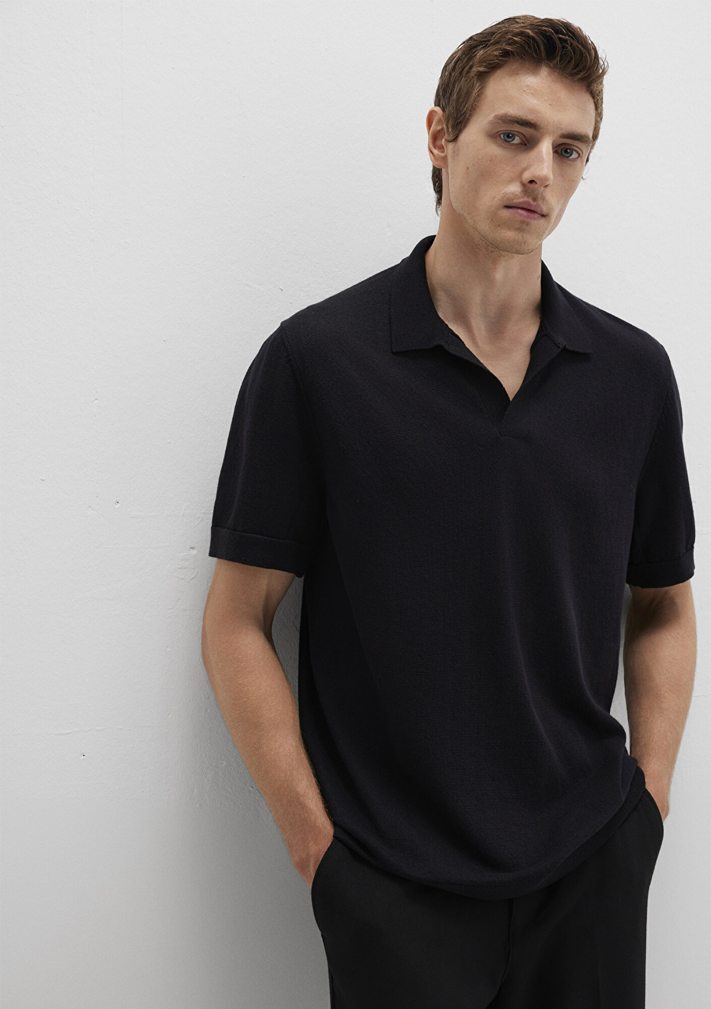  Mavi Siyah Triko Polo 0710327-900