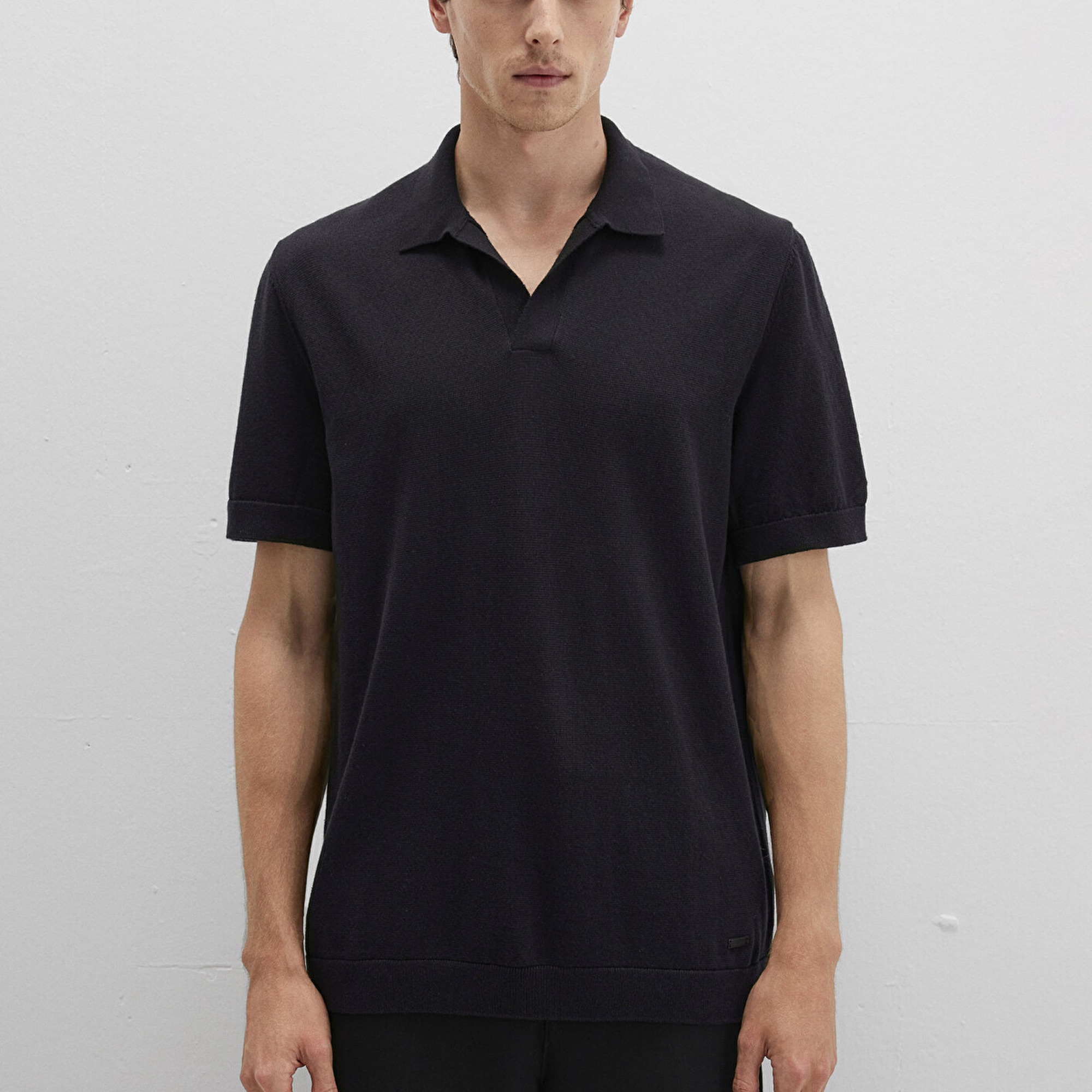 Mavi Siyah Triko Polo 0710327-900