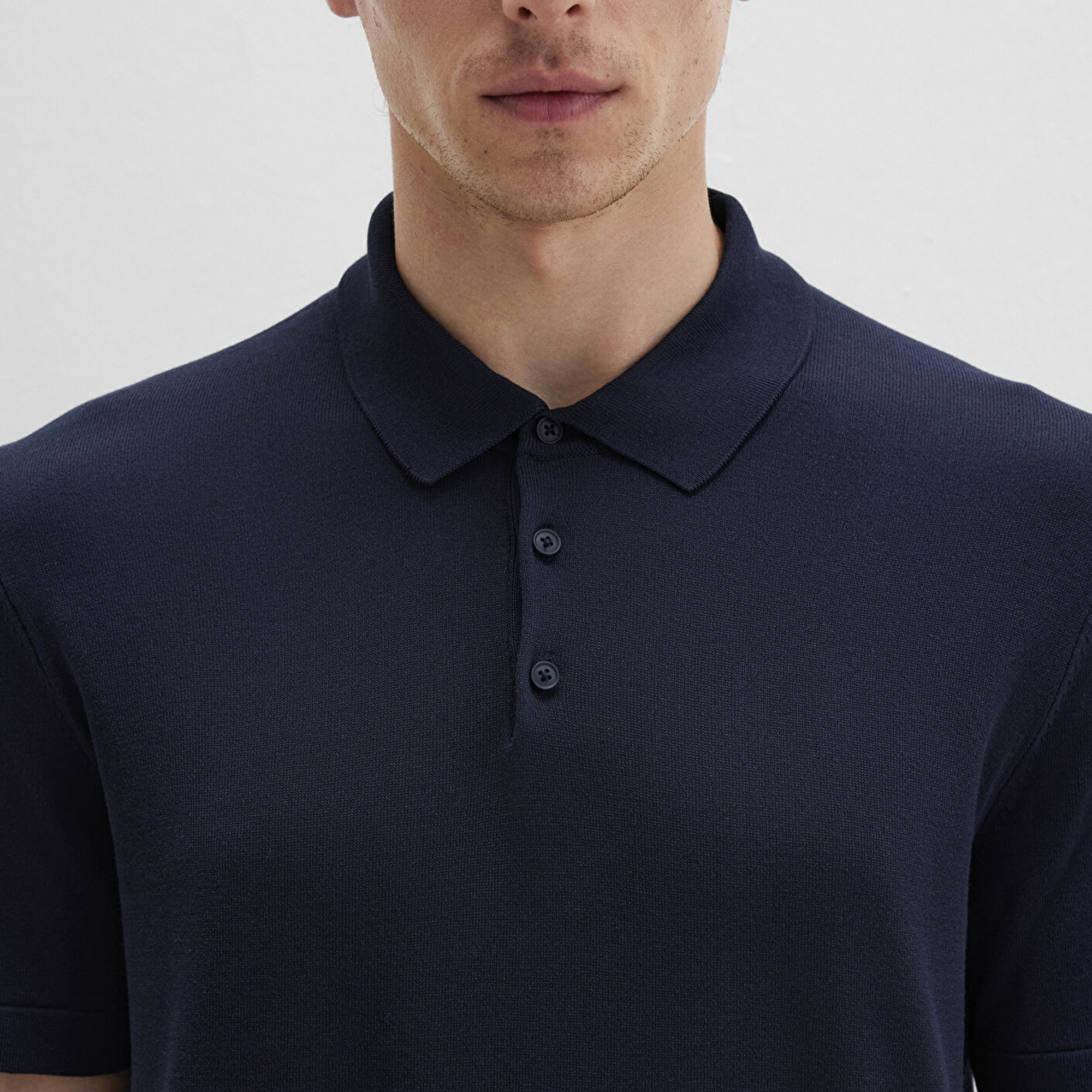 Mavi Lacivert Triko Polo 0710249-70490