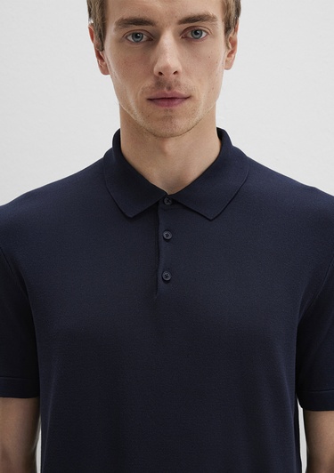  Mavi Lacivert Triko Polo 0710249-70490