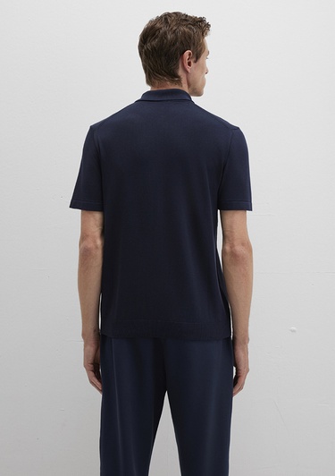  Mavi Lacivert Triko Polo 0710249-70490