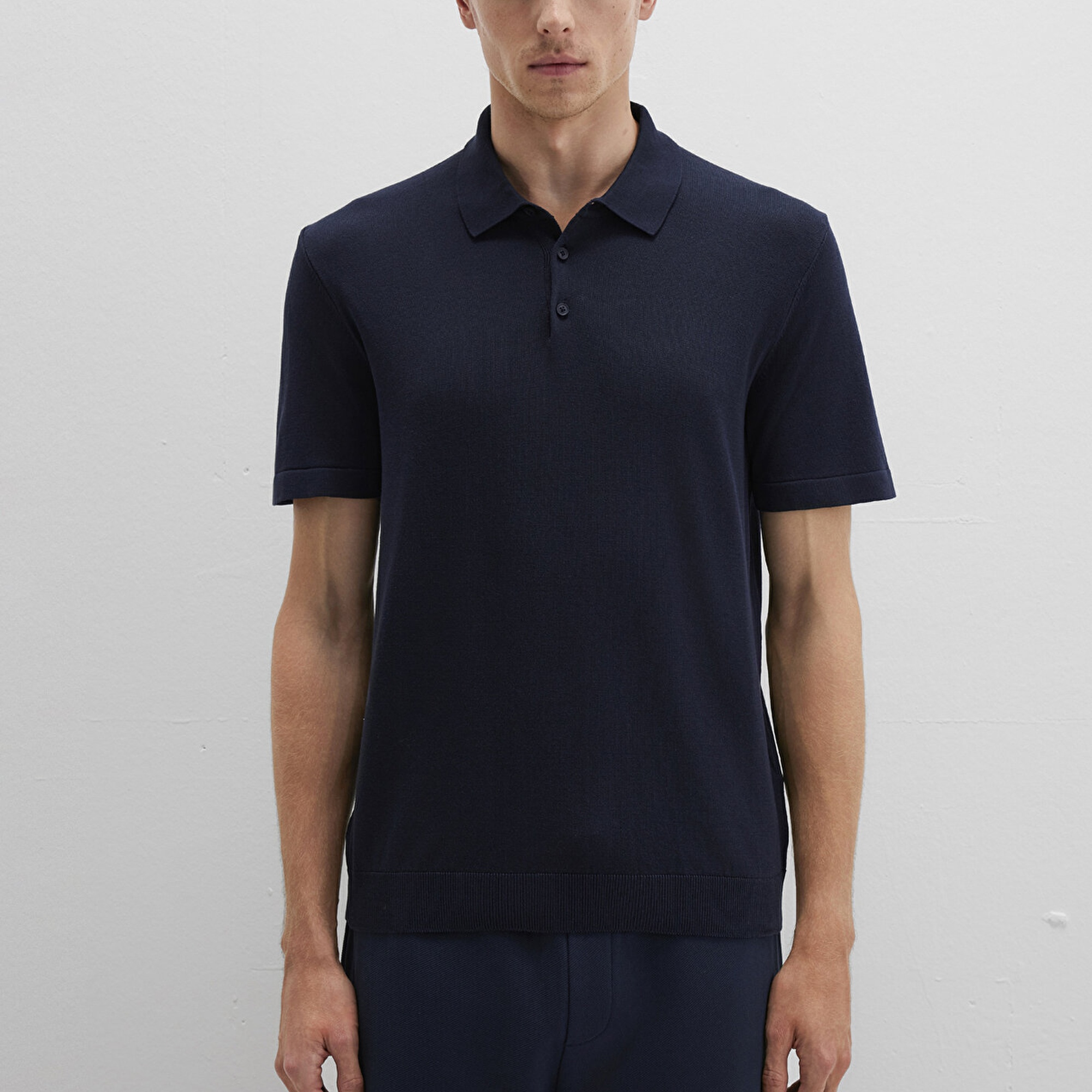 Mavi Lacivert Triko Polo 0710249-70490