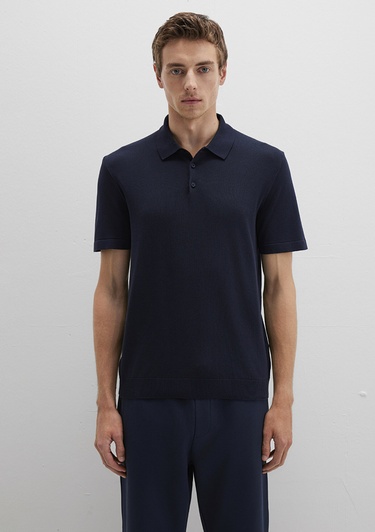  Mavi Lacivert Triko Polo 0710249-70490