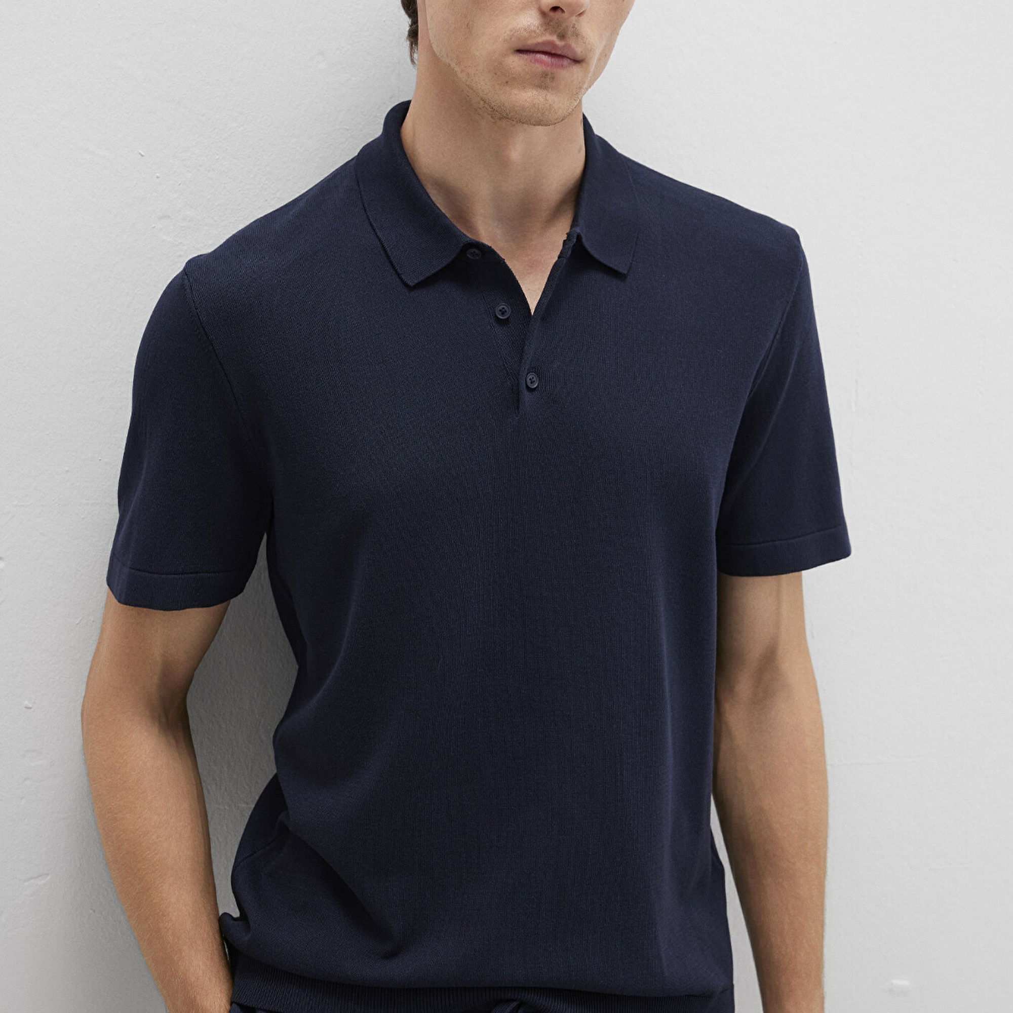 Mavi Lacivert Triko Polo 0710249-70490