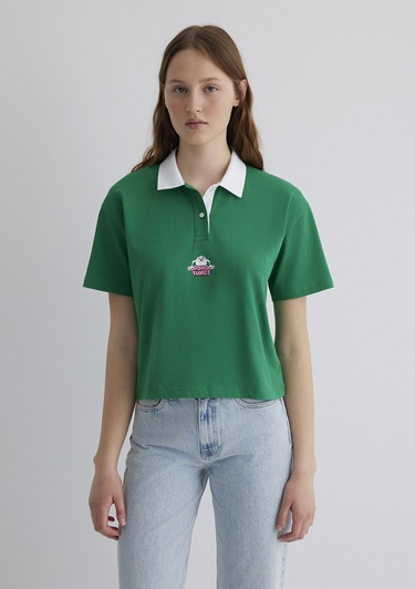  Mavi Tazmanya Baskılı Yeşil Tişört Regular Fit / Normal Kesim 1613356-90731