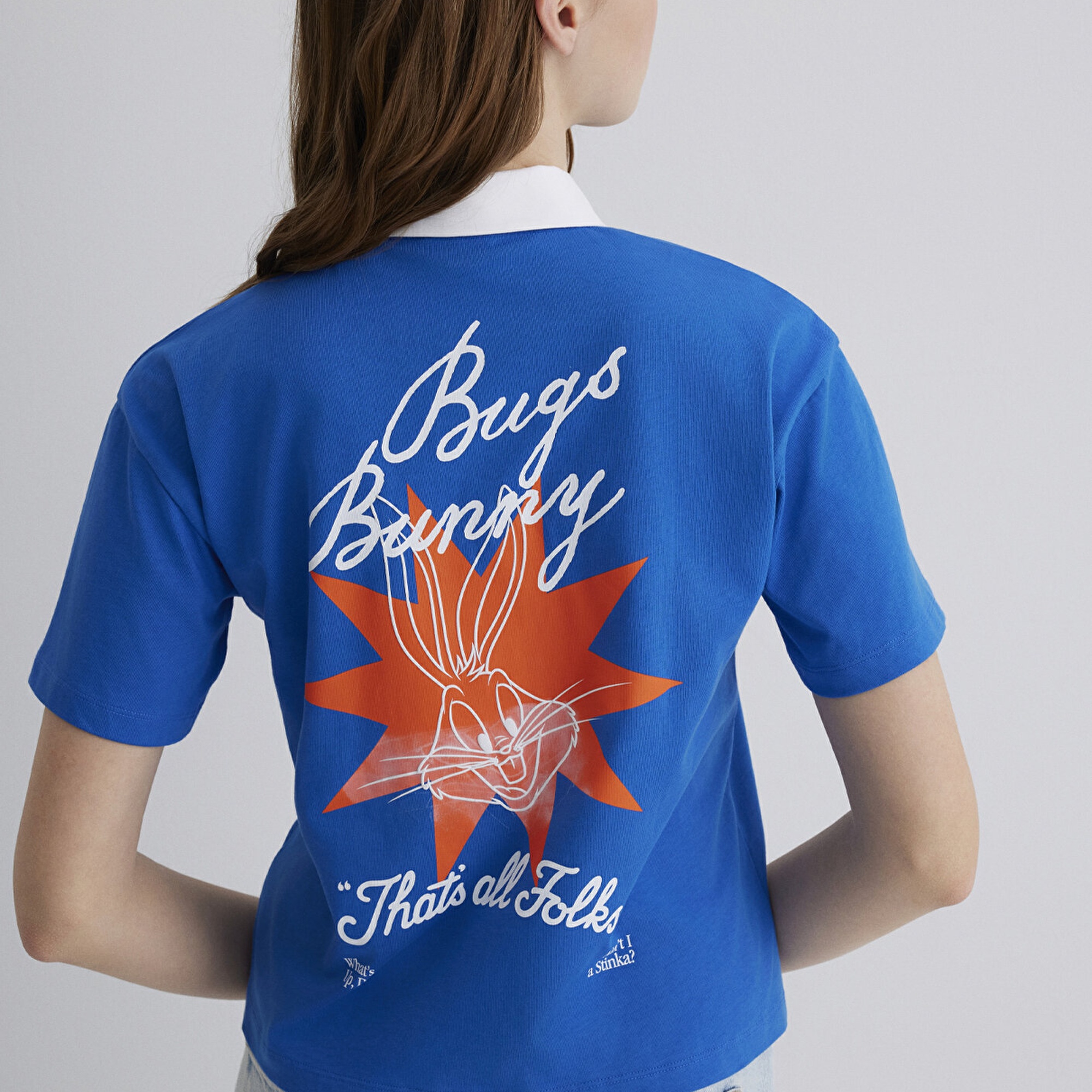 Mavi Bugs Bunny Baskılı Lacivert Tişört Regular Fit / Normal Kesim 1613355-81330