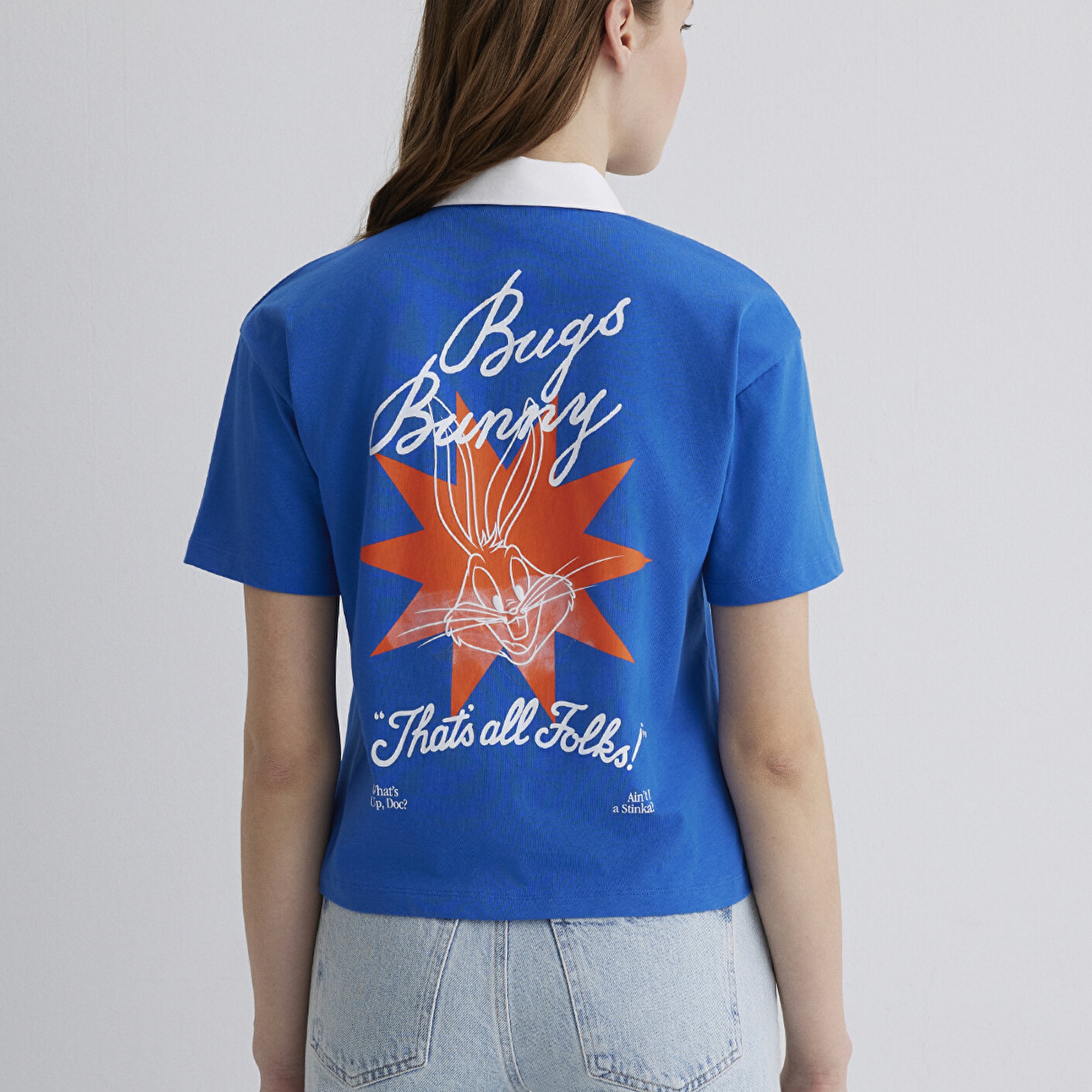 Mavi Bugs Bunny Baskılı Lacivert Tişört Regular Fit / Normal Kesim 1613355-81330