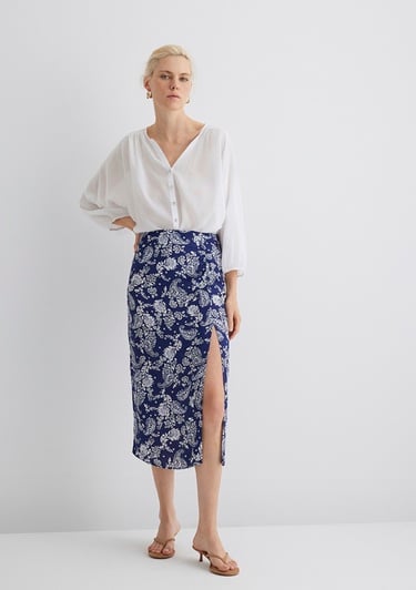  Mavi Lacivert Etek 1310511-90789