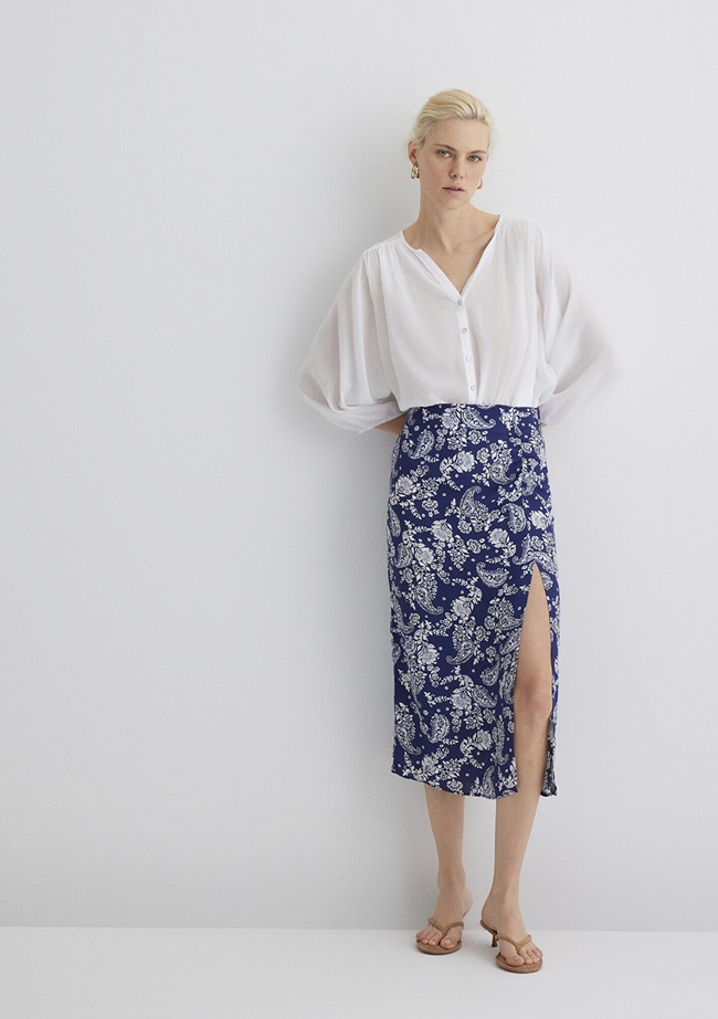  Mavi Lacivert Etek 1310511-90789