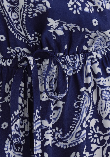  Mavi Lacivert Elbise 1310678-90789