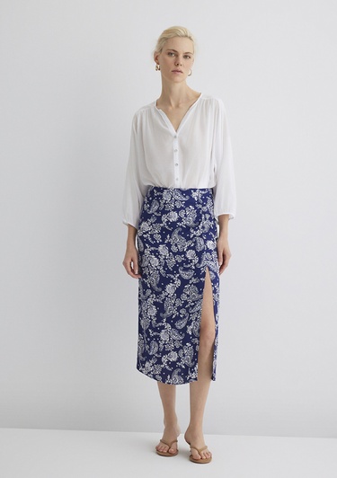  Mavi Lacivert Etek 1310511-90789