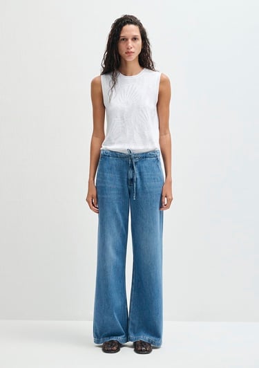  Mavi Liny Akdeniz Açık Mavi Jean Pantolon 1012638-90364