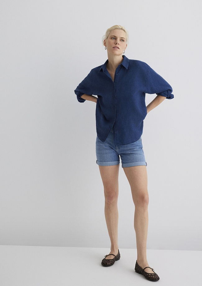  Mavi Pixie Casual Açık Mavi Jean Şort 1437090725