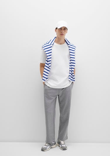  Mavi Gri Basic Eşofman Altı 0010462-80018