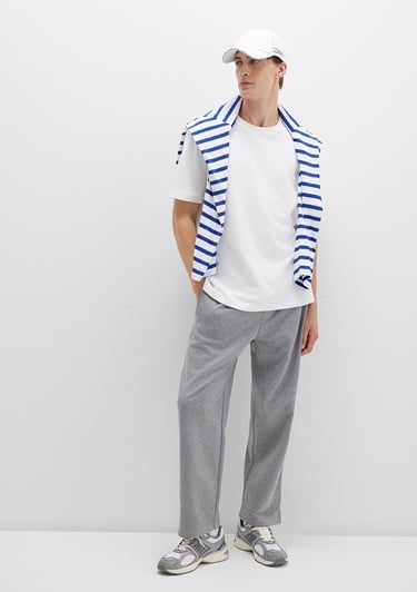  Mavi Gri Basic Eşofman Altı 0010462-80018