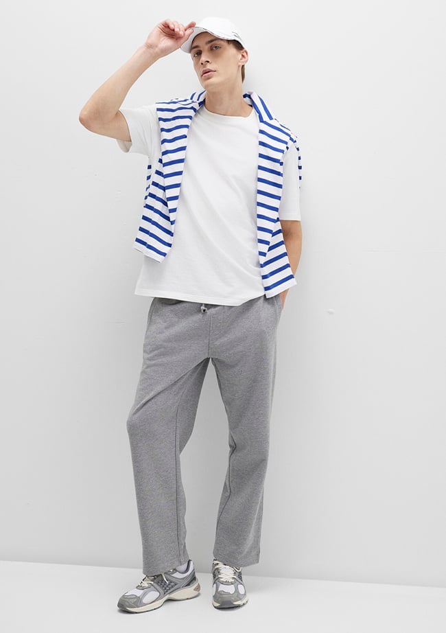  Mavi Gri Basic Eşofman Altı 0010462-80018