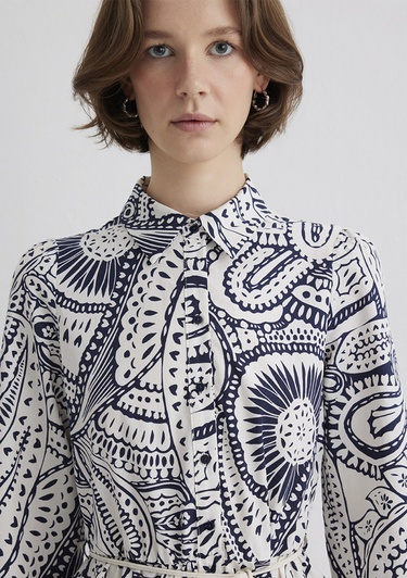  Mavi Lacivert Elbise 1310715-88029