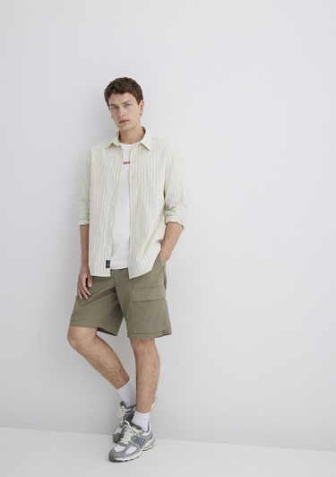  Mavi Yeşil Kargo Şort 0410269-86961