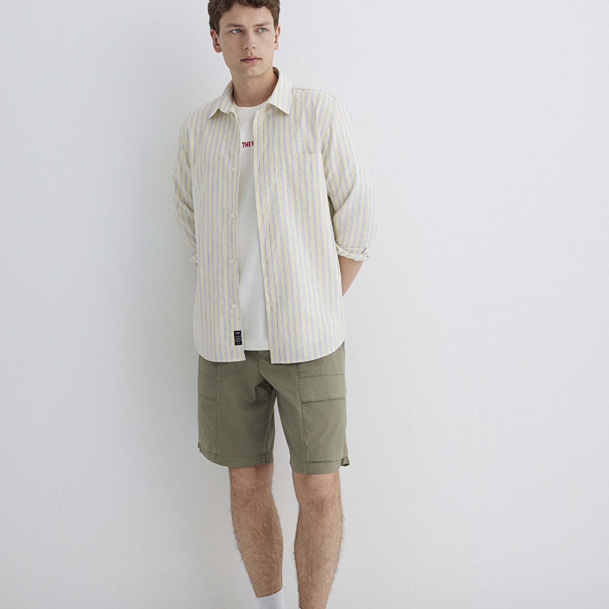 Mavi Yeşil Kargo Şort 0410269-86961