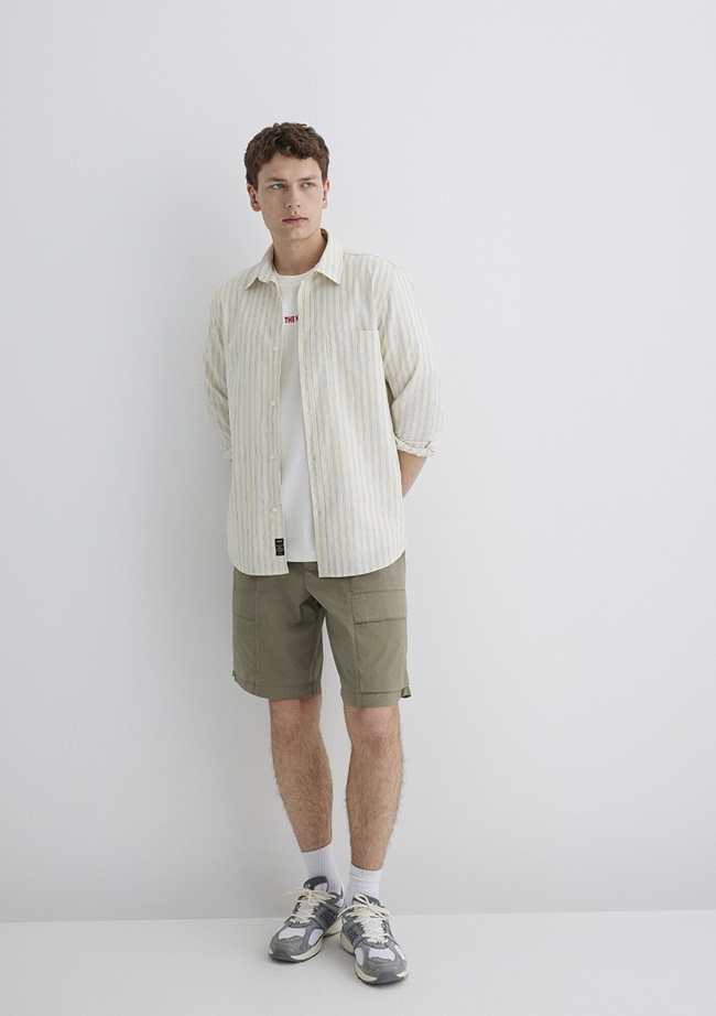  Mavi Yeşil Kargo Şort 0410269-86961