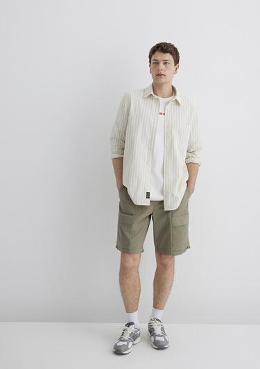  Mavi Yeşil Kargo Şort 0410269-86961