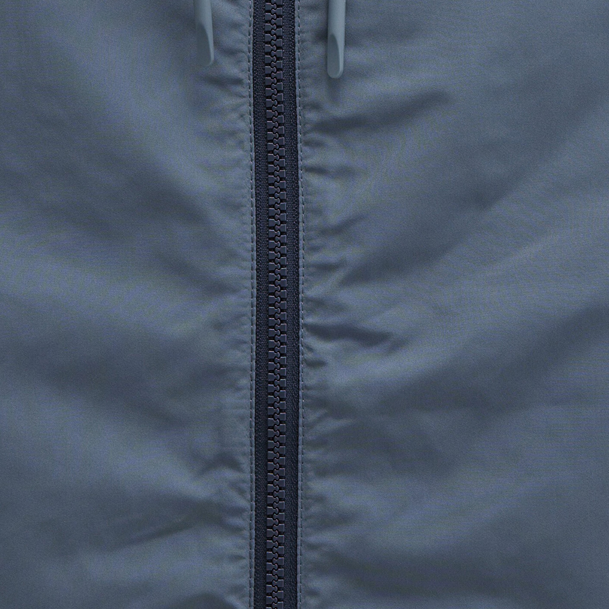 Mavi Kapüşonlu Mavi Ceket Oversize / Geniş Kesim 0110641-80889