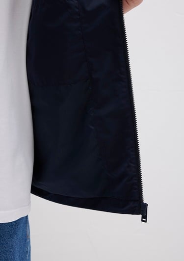  Mavi Kapüşonlu Lacivert Ceket Oversize / Geniş Kesim 0110641-86623