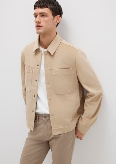  Mavi Bej Ceket Regular Fit / Normal Kesim 0110647-82044