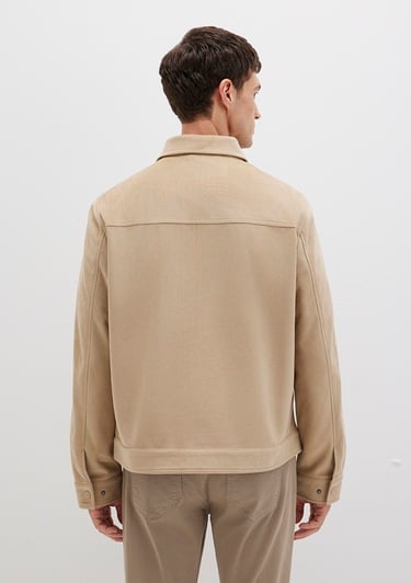  Mavi Bej Ceket Regular Fit / Normal Kesim 0110647-82044