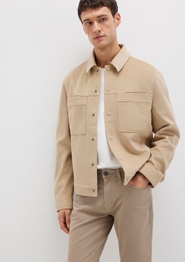  Mavi Bej Ceket Regular Fit / Normal Kesim 0110647-82044