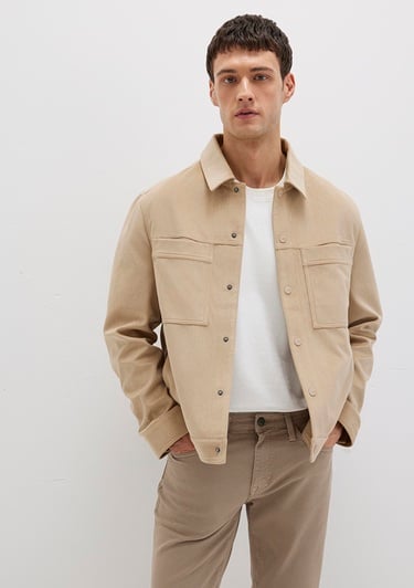  Mavi Bej Ceket Regular Fit / Normal Kesim 0110647-82044