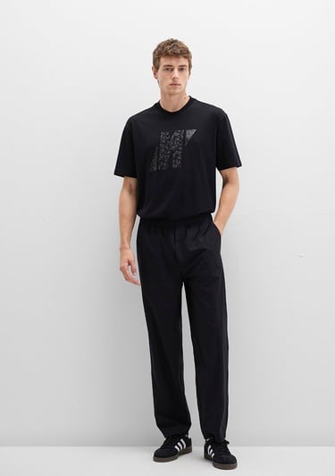  Mavi Siyah Spandex Pantolon 0010457-71379