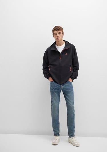  Mavi Mavi Pro Kapüşonlu Siyah Ceket Regular Fit / Normal Kesim 0110610-71379