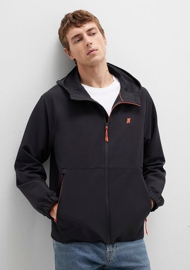  Mavi Mavi Pro Kapüşonlu Siyah Ceket Regular Fit / Normal Kesim 0110610-71379