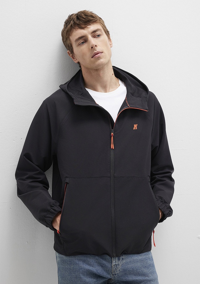  Mavi Mavi Pro Kapüşonlu Siyah Ceket Regular Fit / Normal Kesim 0110610-71379