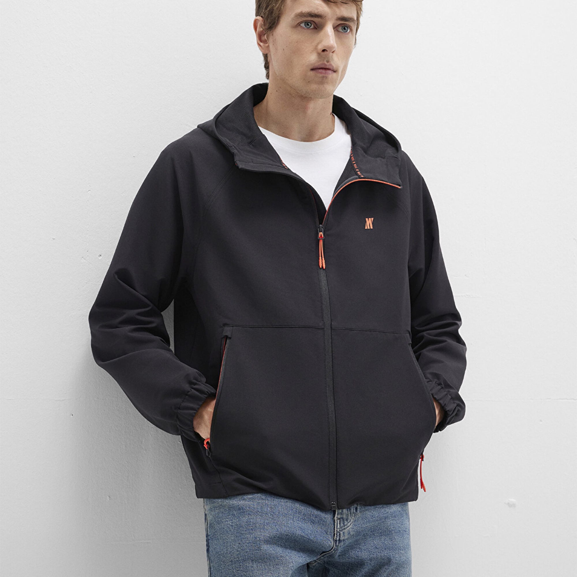 Mavi Mavi Pro Kapüşonlu Siyah Ceket Regular Fit / Normal Kesim 0110610-71379