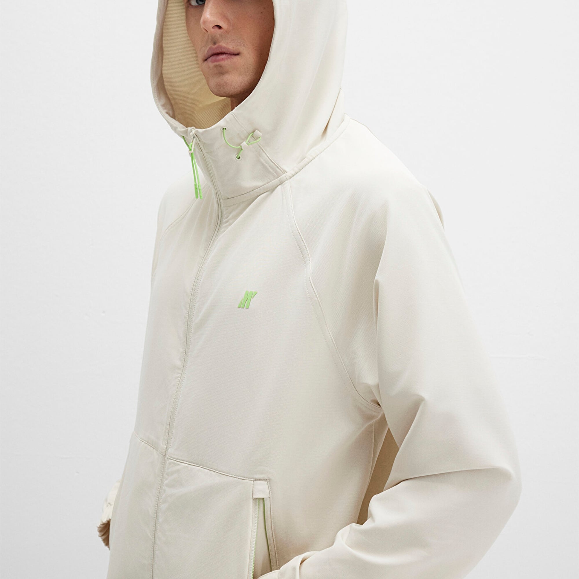 Mavi Mavi Pro Kapüşonlu Bej Ceket Regular Fit / Normal Kesim 0110610-70134