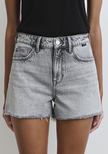  Mavi Cherry 90lar Açık Gri Jean Şort 1410022-89734