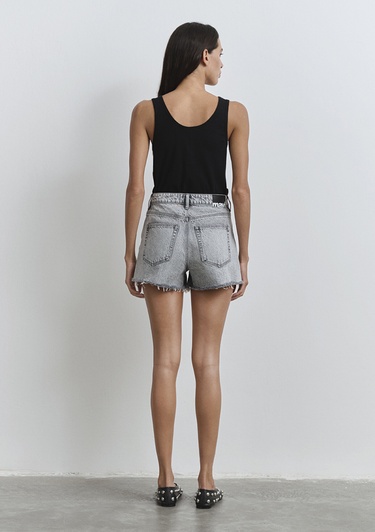  Mavi Cherry 90lar Açık Gri Jean Şort 1410022-89734