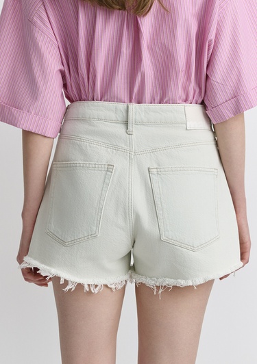  Mavi Rosie 90lar Buz Mavi Jean Şort 1447489738