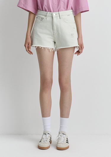  Mavi Rosie 90lar Buz Mavi Jean Şort 1447489738