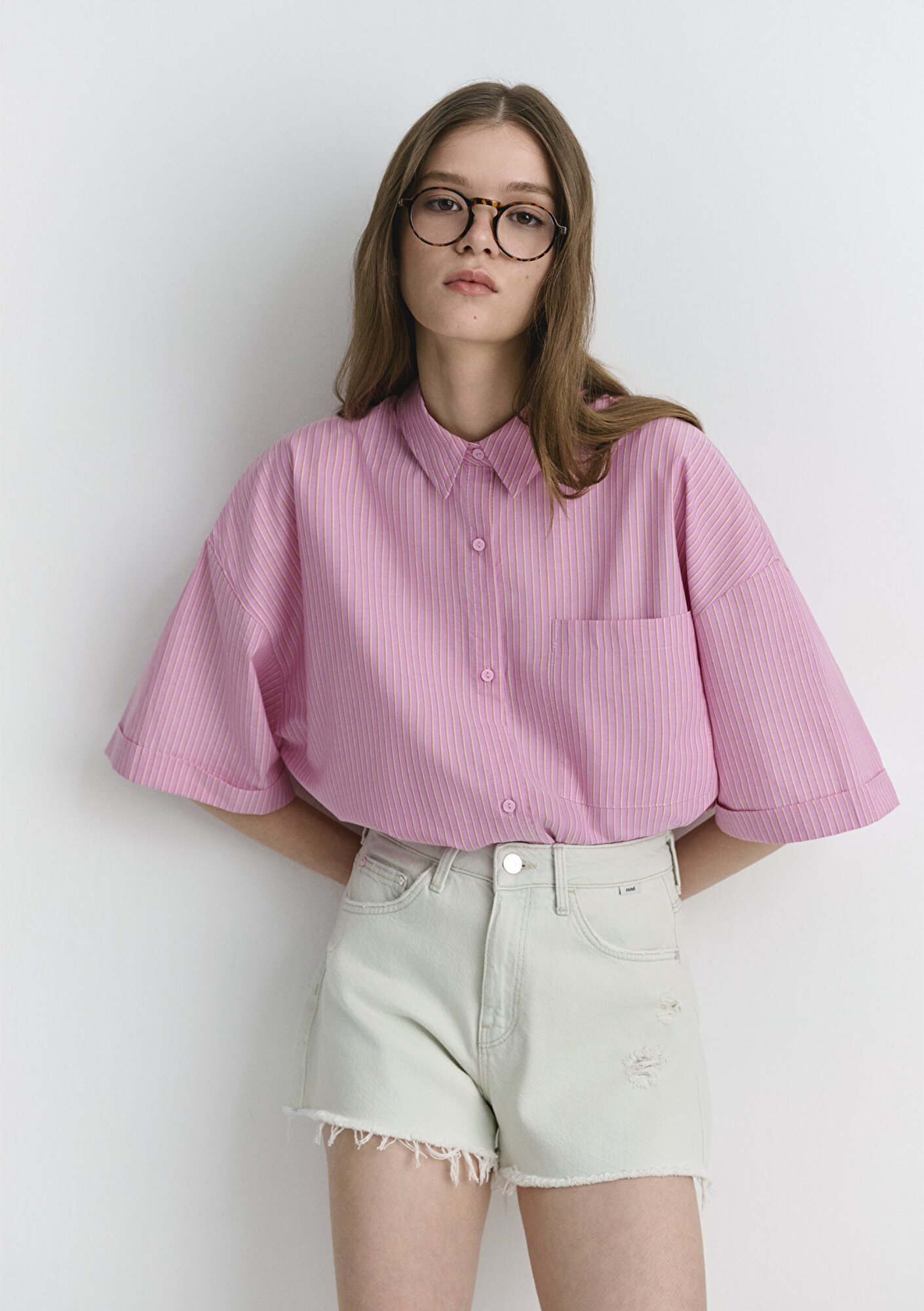  Mavi Rosie 90lar Buz Mavi Jean Şort 1447489738