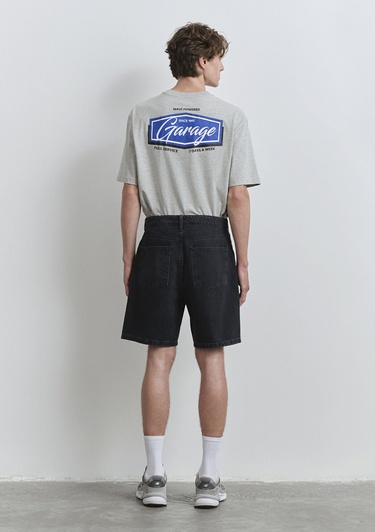  Mavi Houston Street Antrasit Denim Jean Şort 0410672-89813