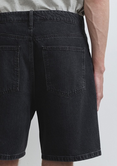  Mavi Houston Street Antrasit Denim Jean Şort 0410672-89813