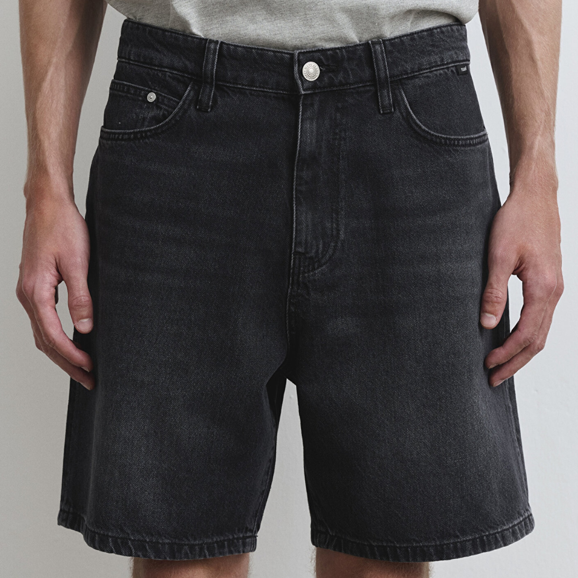 Mavi Houston Street Antrasit Denim Jean Şort 0410672-89813